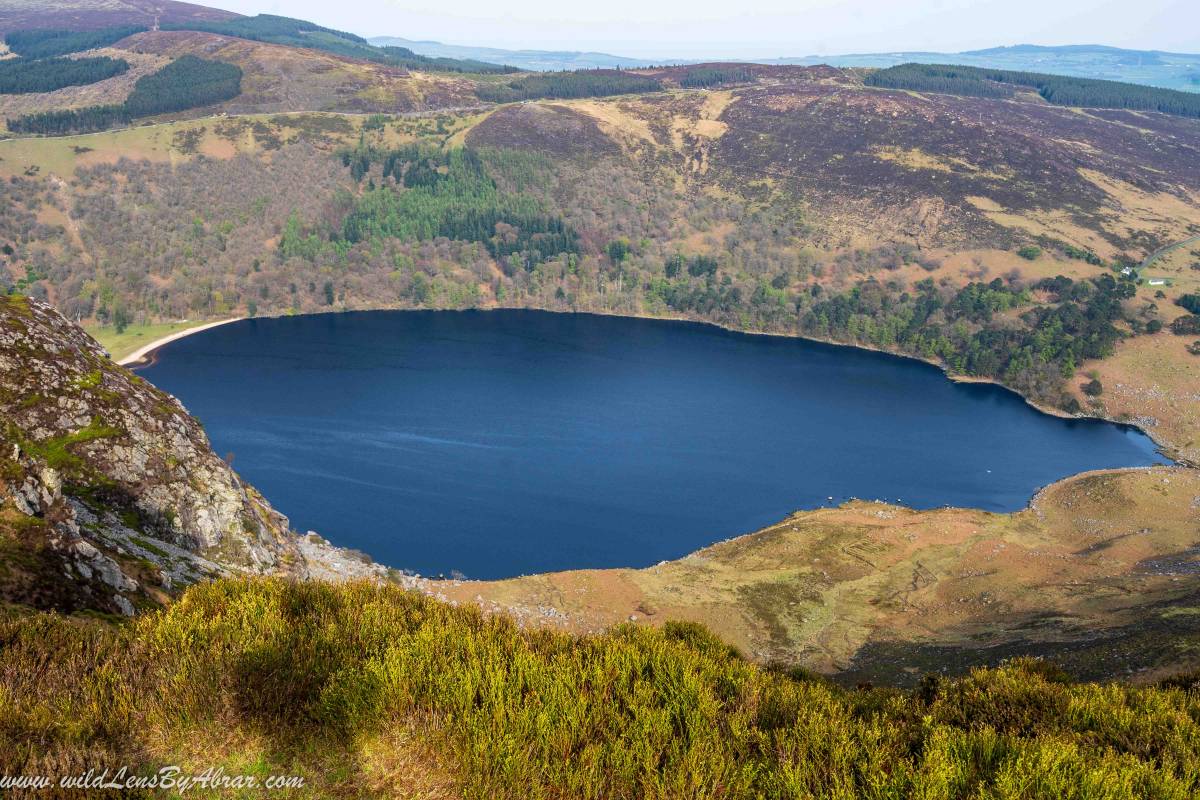 Privately Owned Lough Tay in the Wicklow Mountains Near Glendalough