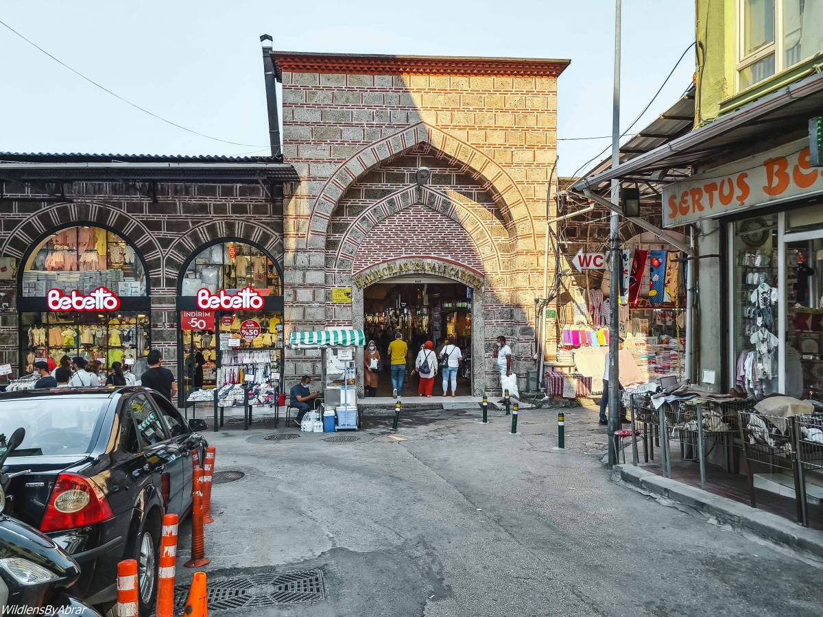 Entrance to one of the Bazaars of Bursa