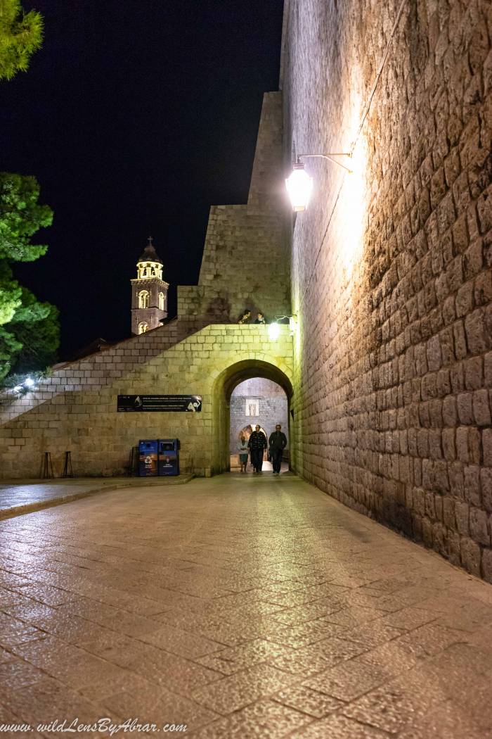 Dubrovnik - The old town at night is very peaceful